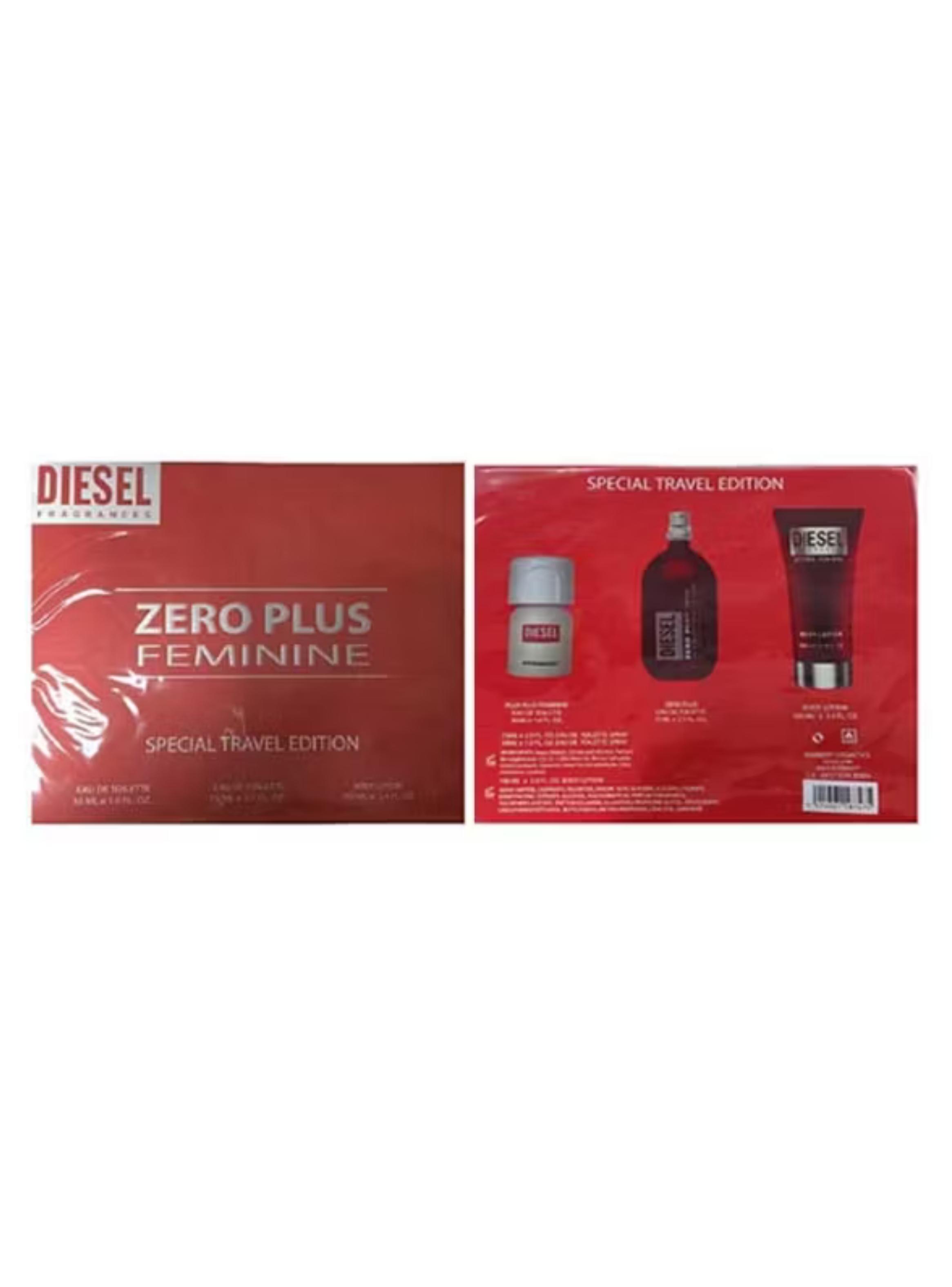 Diesel - Zero Plus Woman Edt 75Ml+30Ml+Bl 100Ml