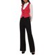 thumbnail image 2 of INSPIRE CHIC Chaleco Vintage para Mujer con Botones, Chaleco de Traje Steampunk Jacquard con Bolsillos M Rojo, 2 of 6