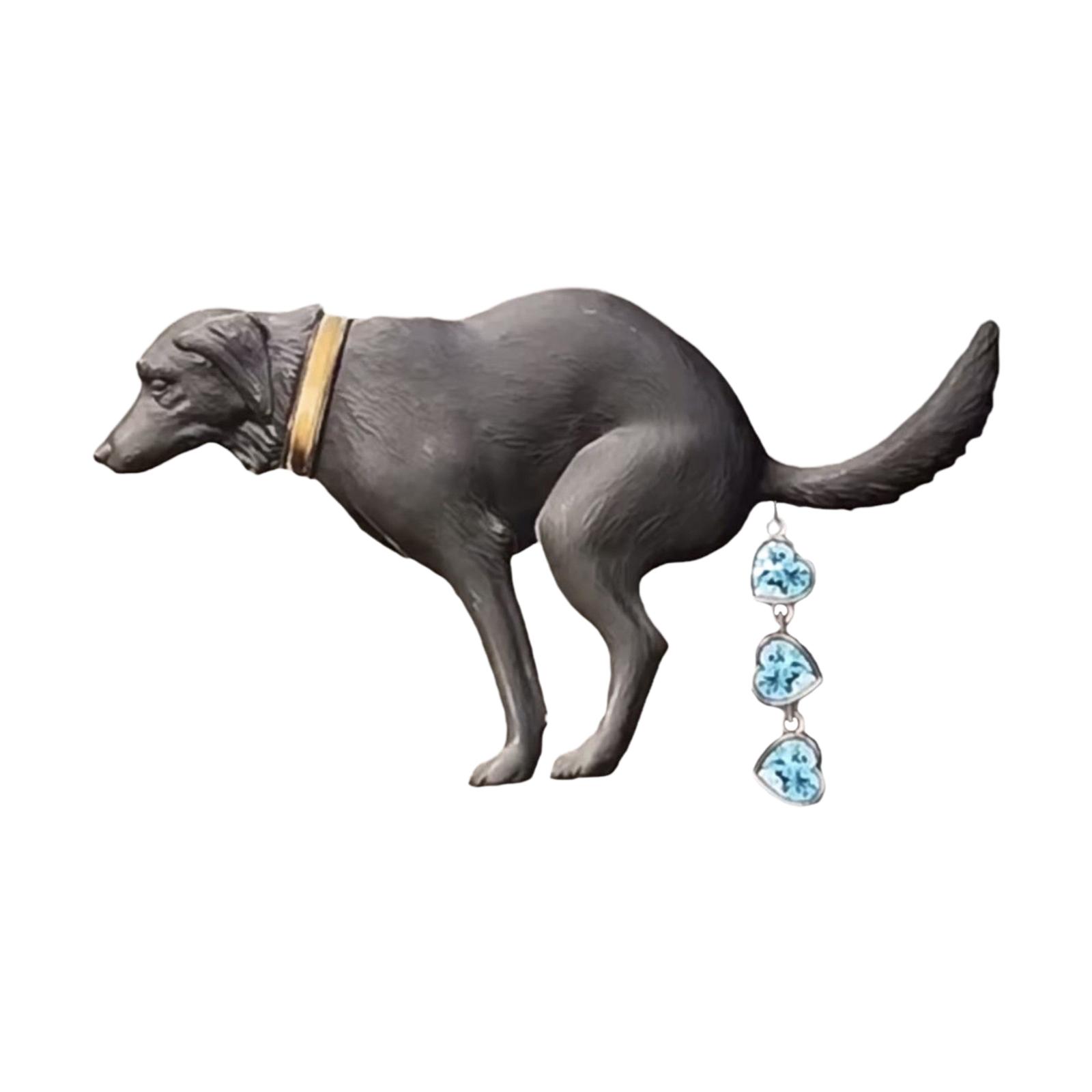 Ioensy - Broche De Perro Para Fiesta De Cumpleaños, Broche Divertido Con Diseño De Caca De Perro Para Sombrero, Mujeres Y Niños