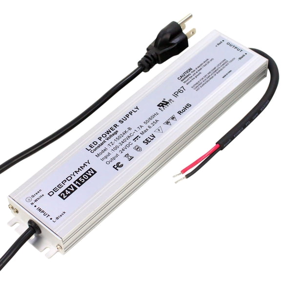 Fuente de alimentación DEEPDYMMY 150W 24V impermeable IP67