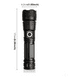 thumbnail image 2 of Linterna Tactica Led P50 Recargable Usb Zoom Color De La Linterna Negro Color De La Luz Blanco, 2 of 3