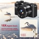 thumbnail image 4 of Cámara digital YiFuar 8K 88MP WiFi Zoom 18X para vlogging con 64GB, 4 of 8