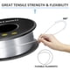 thumbnail image 4 of Filamento para impresora 3D GIANTARM Silk Metallic Silver PLA, 1 kg, 4 of 7