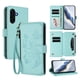 thumbnail image 1 of Funda Cartera Mariposa para [Samsung Galaxy A36 5G] con Soporte y Cremallera Verde menta, 1 of 6