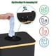 thumbnail image 5 of Papelera de reciclaje Pakusane, 100 litros, para cocina, interior y hogar, 26 galones, 5 of 7