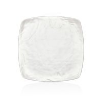 Kulsan - Plato Melamina Cuadrado Blanca 27 Cm Línea Carre
