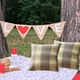 thumbnail image 4 of fundas de almohada a cuadros para exteriores e interiores, cuadradas, estilo granja, decoración del hogar, 45,7 x 45,7 cm, 4 of 5