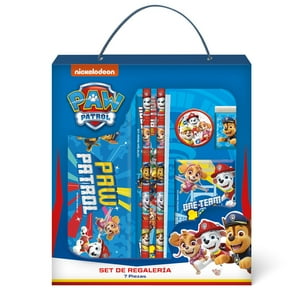 Set Escolar Box 7 Piezas En Caja Con Asa Paw Patrol
