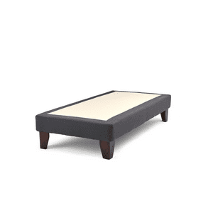 Importclick - Base Elegante Cama Europea 1.5 Plaza 105X200 Cm Gris Lino