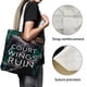 thumbnail image 3 of Acotar Bolso de tela con estampado de lienzo para mujer, bolsa de compras reutilizable y estética, con cremallera interior, regalo para mujer,38*45cm., 3 of 6