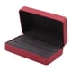 thumbnail image 1 of Caja De Almacenamiento De Anillos, Bandeja De Moda De Cuero PU, Joyero Para Dama, Anillos Múltiples, Rojo, 1 of 5
