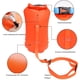 thumbnail image 3 of Boya de natación para adultos y niños, bolsa impermeable, buena seguridad al nadar, boya de natación inflable para aguas abiertas y triatlón, naranja, 3 of 6