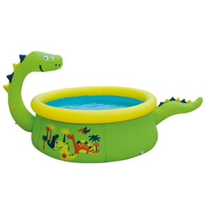 Bebesit - Piscina Inflable Infantil Dinosaurio Verde