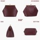 thumbnail image 3 of Bolso de mano CATSEA 45x33x20 cm Rojo con cierre tipo beso y asa tipo tote, 3 of 6