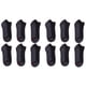 thumbnail image 2 of Calcetines Low Cut Max Cushion Para Hombre Color Negro De 6 A 12 Años (paquete De 12), 2 of 3