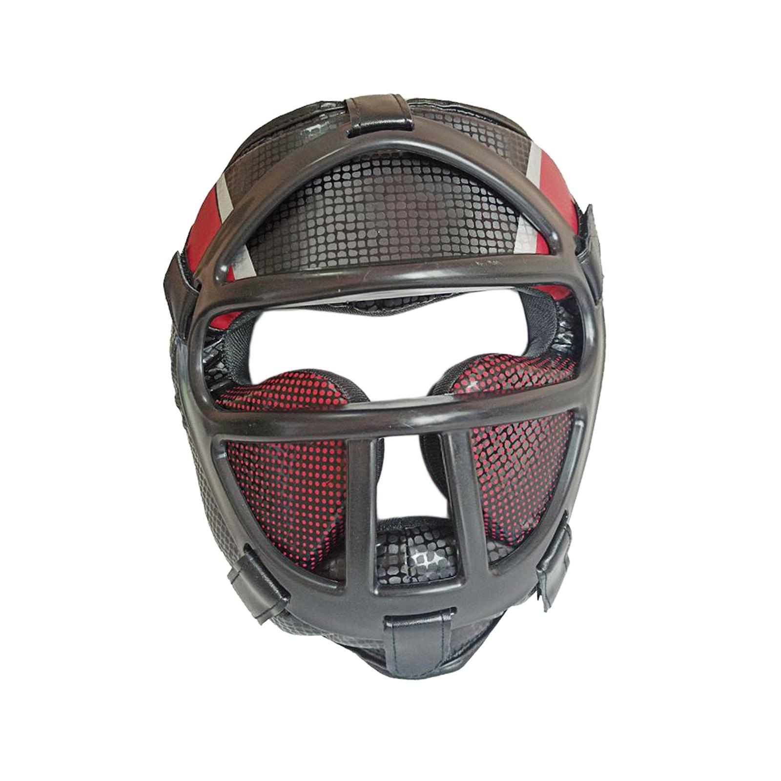 Magideal - Protección De Seguridad Para La Cabeza, Casco De Boxeo, Gorro Deportivo, Gorro De Karate, Gorro Protector Para Entrenamiento De Taekwondo, Niños, Adul Rojo