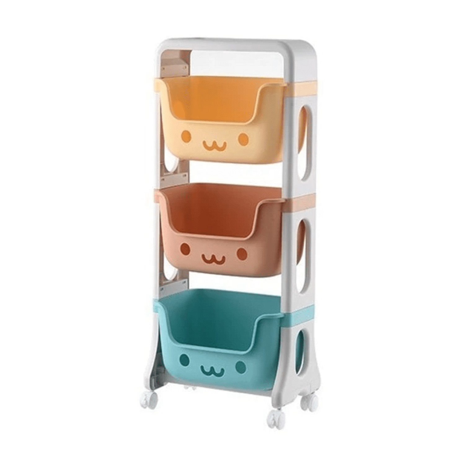 Crusec - Estante Infantil Organizador Con Soporte 3 Niveles