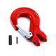 thumbnail image 2 of Gancho antideslizante Clevis con cierre QWORK, paquete de 4 unidades, límite de carga de 2 toneladas, 2 of 8