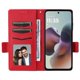 thumbnail image 3 of Funda Cartera para Motorola MOTO G66Y 5G Tapa Flip con Ranuras y Soporte Rojo, 3 of 5