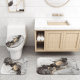 thumbnail image 3 of Set Juego De Baño 4 Piezas Con Cortina Deco Hogar Completo, 3 of 6