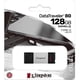 thumbnail image 2 of Pendrive Kingston 128gb Datatraveler 80 - Usb Tipo C - Dt80 plateado, 2 of 2