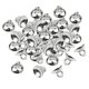 thumbnail image 5 of Gorra de perlas de campana de forma media redonda de plástico de 200pCS con hallazgos de lazo 8mm blanco K, 5 of 5