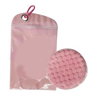 Ioensy - Bolsa Para Quitar Arena, Cepillo Para Quitar Arena, Limpiador De Arena De Playa Respetuoso Con La Piel, Color Rosa