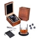 thumbnail image 1 of Juego de piedras para vaso de whisky con pinzas, regalo único para novio, hermano, esposo, cumpleaños y aniversario., 1 of 8