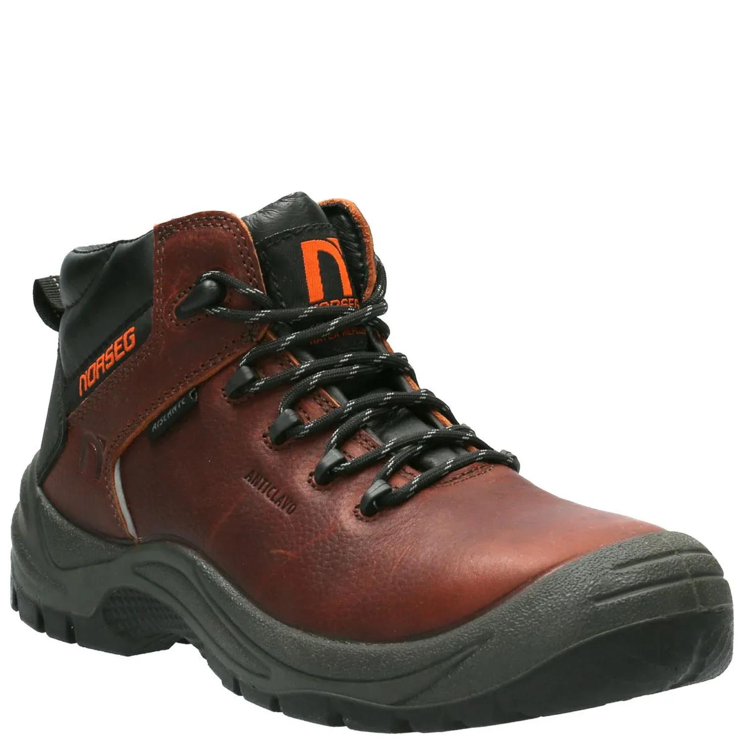 Norseg - Botín De Seguridad Ns-581 Bronco Cafe 35