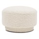 thumbnail image 1 of Puf Otomán MAKLAINE Forma Hongo 38 cm Marfil Bouclé, 1 of 7