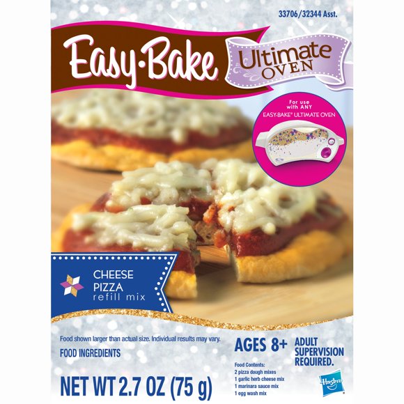 Paquete de recarga Easy-Bake Ultimate Oven Cheese Pizza Hasbro