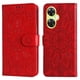 thumbnail image 1 of Funda tipo cartera FOXDOCK para OnePlus Nord CE 3 Lite , diseño girasol en relieve, cuero PU, cierre magnético, soporte y tarjetero, 1 of 5