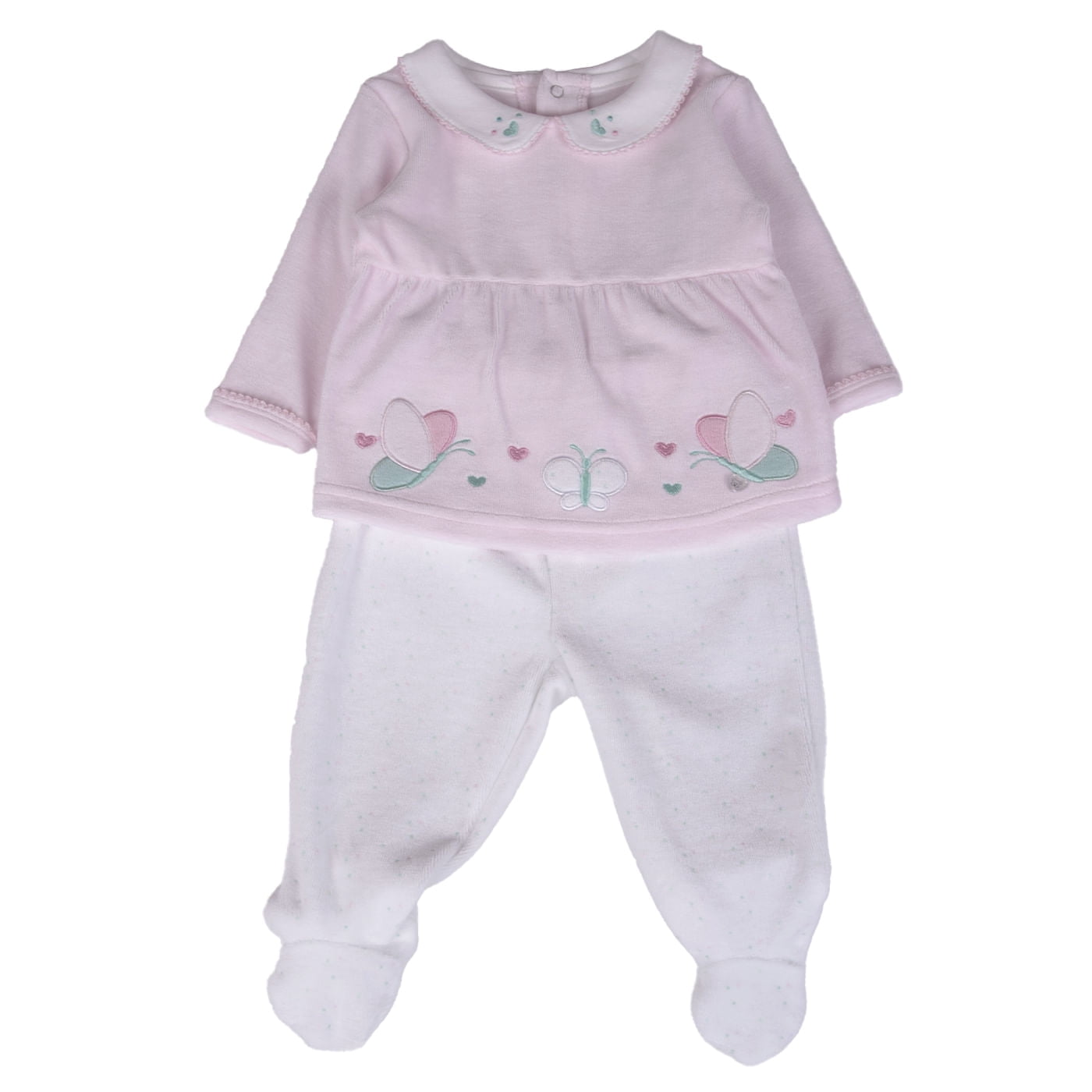 Conjunto Bebé Niña Rosado Pillin