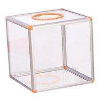 Ioensy - Caja De Sugerencias Acrílica, Contenedor De Almacenamiento De Efectivo Para Concursos Benéficos, Oficina Pequeña