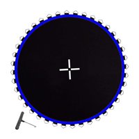 Ioensy - Mat De Reemplazo De Trampolín Equipo Reutilizable Para El Hogar Piezas De Salto Trampolín Blue 56 Hebilla