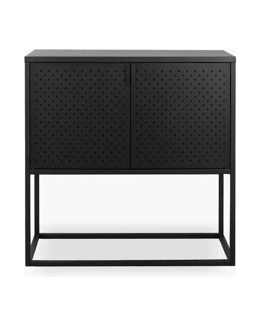 Genérico - Arrimo Medio Newton, 2 Puertas, Color Negro, Formato