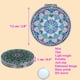 thumbnail image 2 of CigyYogy pequeño espejo de aumento de viaje para maquillaje, compacto, de mano, mini, de bolsillo, plegable y portátil - espejos dobles de belleza para mujer - diseños mandala surtidos - paquete de 6, 2 of 7