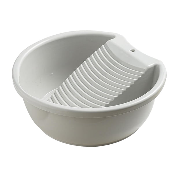 Cuenca de la tabla de lavar, bañera de lavandería, ropa fácil de lavar, ropa, tablero de lavado manual, bañera de lavado para ropa interior, al aire l gris