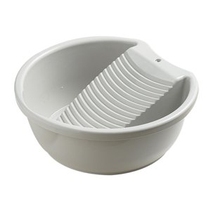 Magideal - Cuenca De La Tabla De Lavar, Bañera De Lavandería, Ropa Fácil De Lavar, Ropa, Tablero De Lavado Manual, Bañera De Lavado Para Ropa Interior, Al Aire L Gris