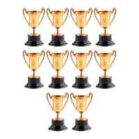 Bothyi - Trofeos De Premio Pequeño De Premio De Recompensa De 10 Piezas Para Decoraciones De Competición De Cobre