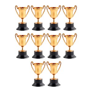 Bothyi - Trofeos De Premio Pequeño De Premio De Recompensa De 10 Piezas Para Decoraciones De Competición De Cobre