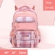 thumbnail image 1 of purple school bags for kids plaid book bag pink waterproof School backpacks for girls large capacity backpack with many pockets, 1 of 3