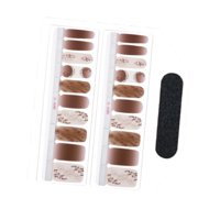 Magideal - 20 Envolturas De Uñas Completas, Calcomanías De Uñas De Cobertura Completa, Regalos, Parches De Uñas, Pegatinas De Decoración De Uñas Fáciles De Usar, Rojo