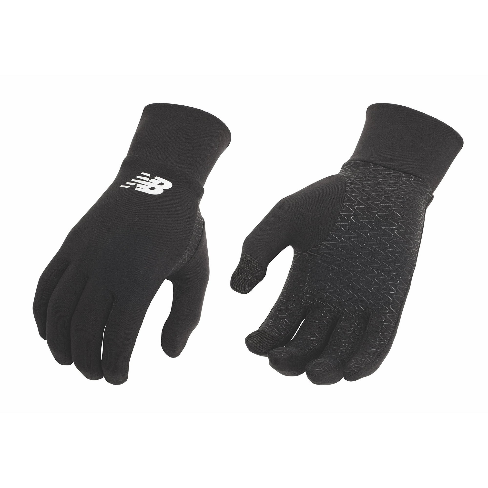 Guantes Para Correr New Balance, Ligeros, Negros, Para Adultos