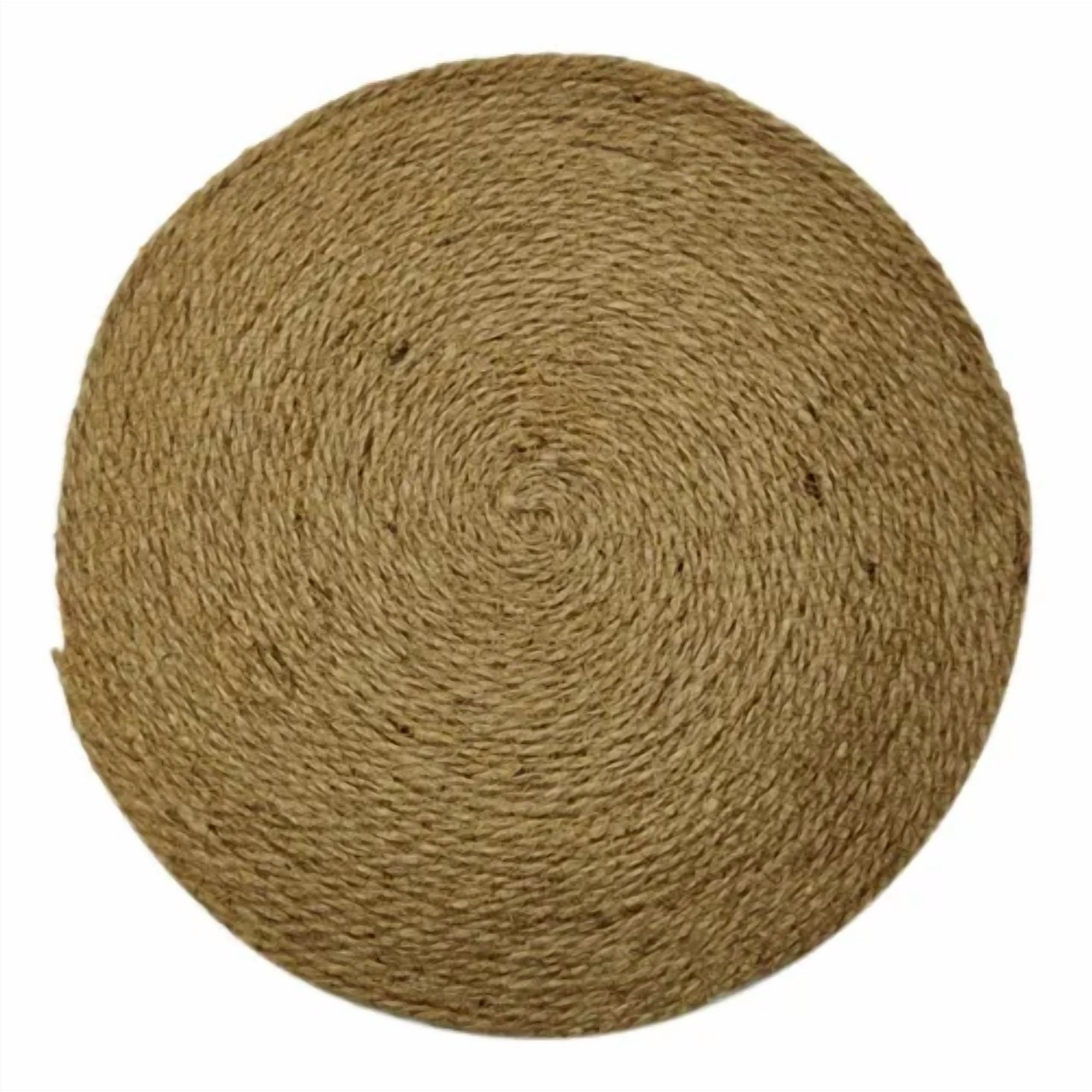 Genérico - Individuales Yute Rústico Marrón 30cm