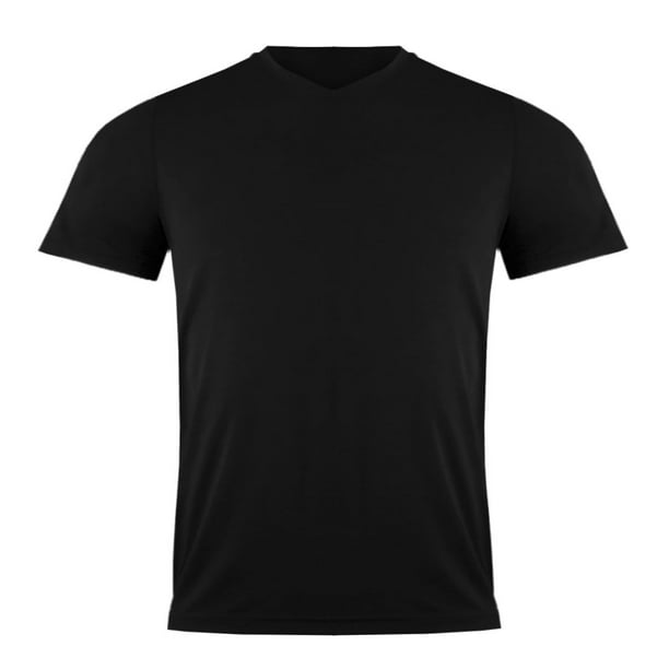Polera Dry Fit Manga Corta Cuello V Hombre