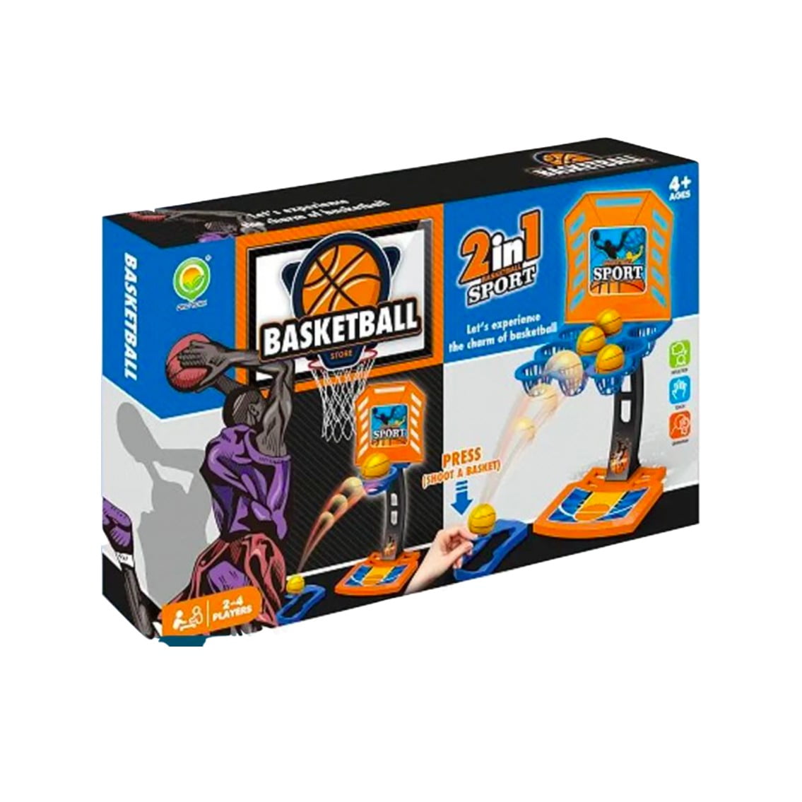 Oem - Juego Mini Basket Juguete Basket De Mesa Lanzador Pelotas