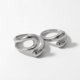 thumbnail image 3 of Set de anillos color plateados para mujer, 3 of 3