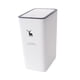 thumbnail image 4 of Cubo De Basura Con Tapa Cubo De Basura Doméstico Para Sala De Estar Sala De Manualidades Inodoro Blanco, 4 of 5