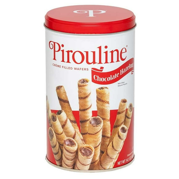 Pirouline Chocolate & Hazelnut Filled Rolled Wafers, 397 gr